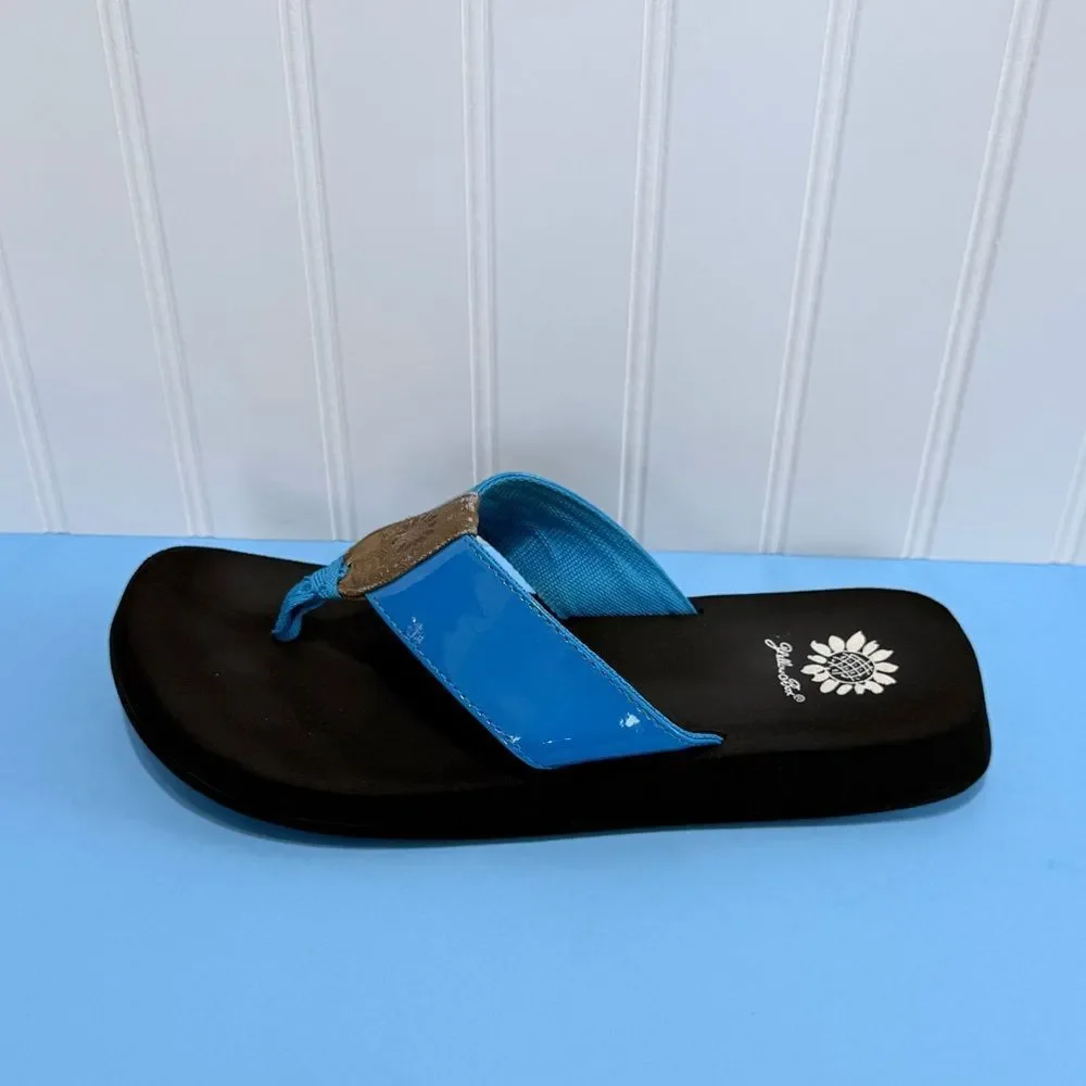 Yellow Box Women’s Black and Blue Sandals Size 7.5 - Picture 12 of 13